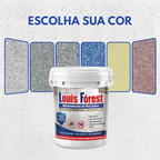 Louis Fórest: Revestimento de Piso Epóxi com Acabamento de Mármore de Alto Brilho 🔥Estoque Limitado🔥