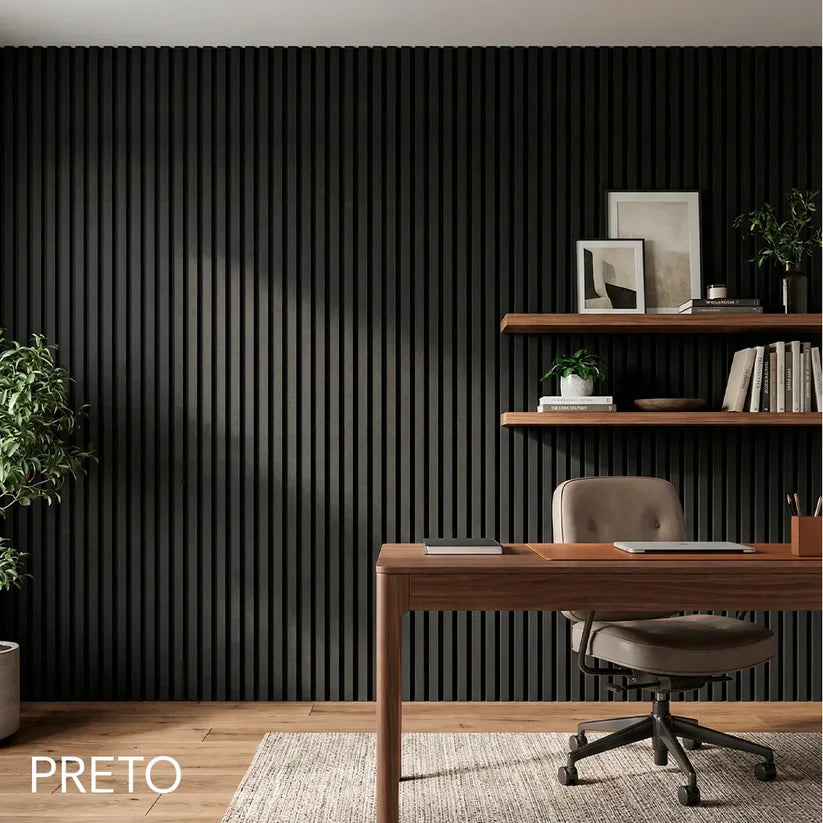 Painel de Ripa Laminado Autocolante Auréon - Sofisticação e Conforto em Cada Detalhe 🔥Queima de Estoque🔥
