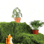 Musgo artificial de 1x1m para artesanato, grama artificial, musgo preservado, plantas verdes para decoração de casa, quarto, jardim e paisagismo